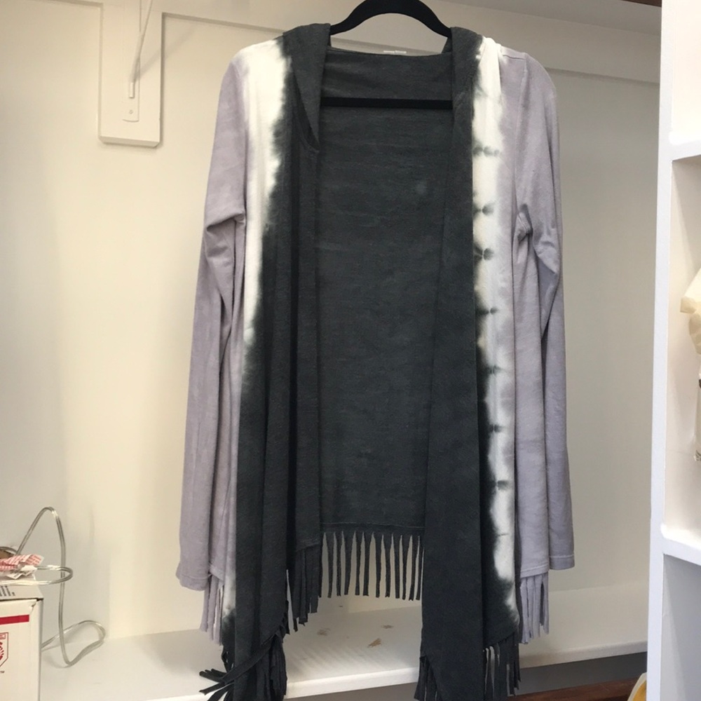 Tie dye cardigan